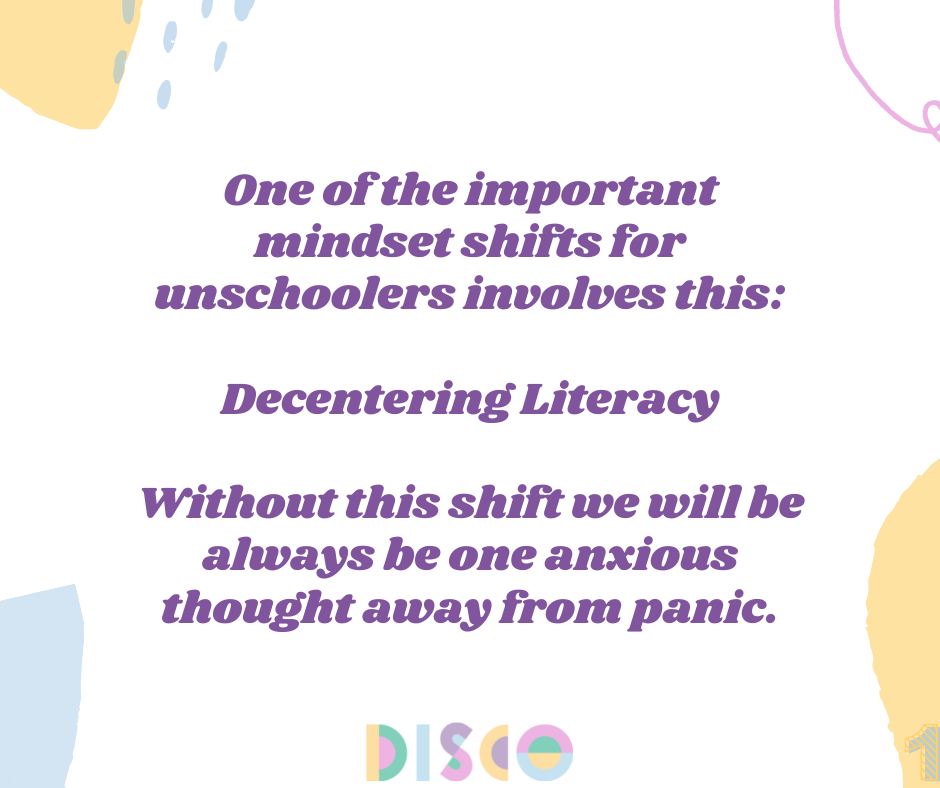 Learning to read without panic requires de-centering literacy